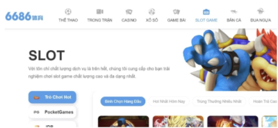 Khám phá thế giới slot game đỉnh cao tại nhà cái 6686.pw